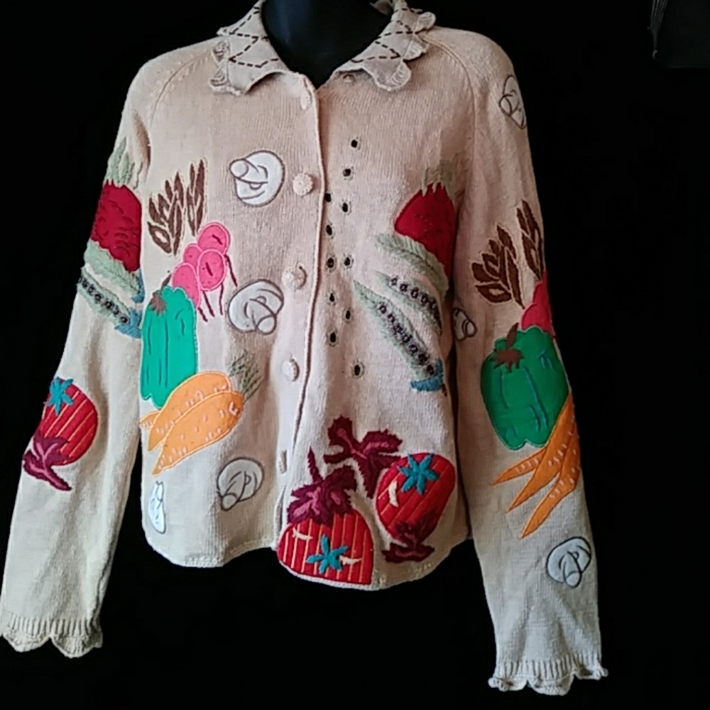 Studio Collection embellished sweater-sz S